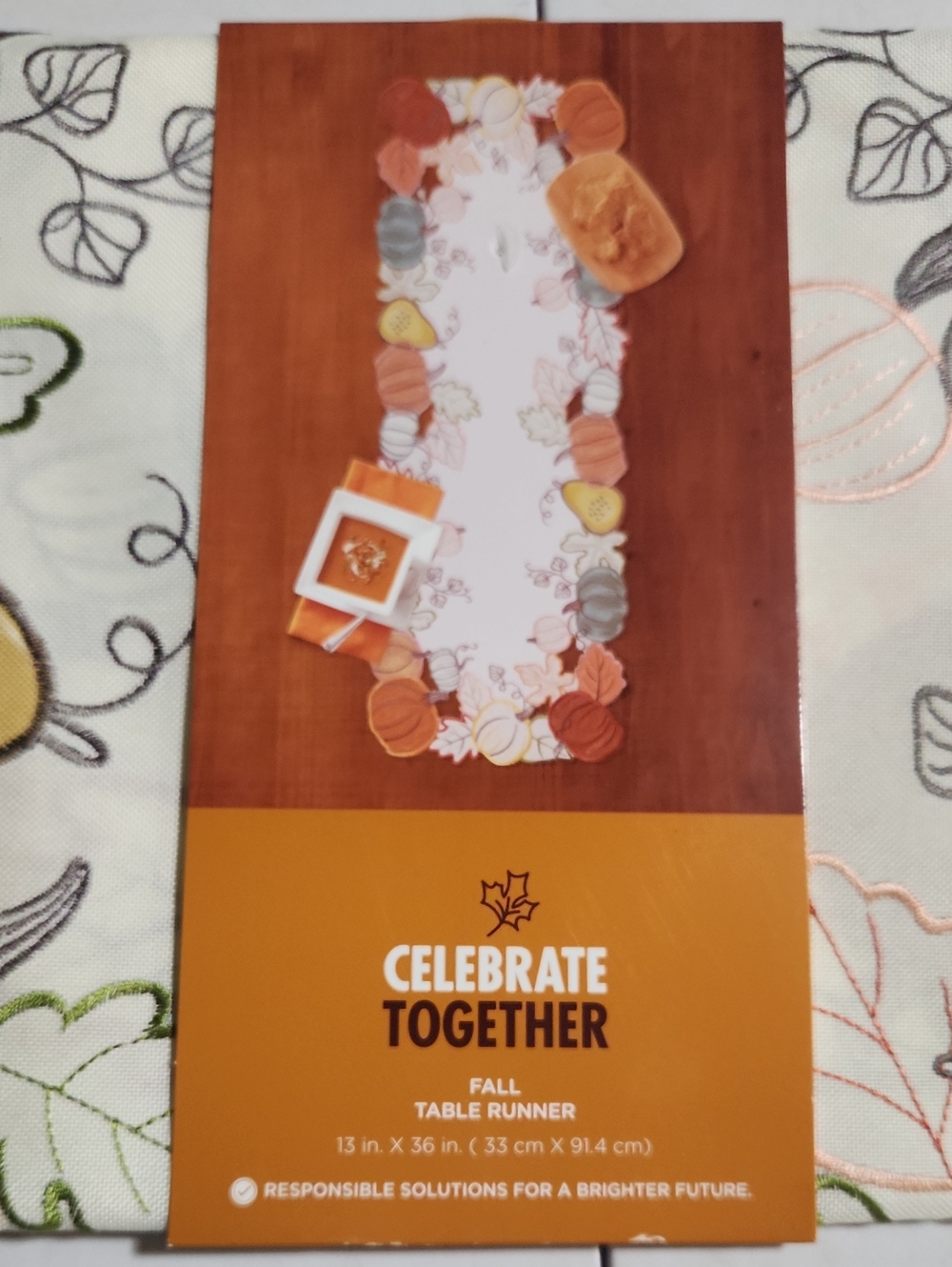Fall Table Runner - Multi-Color